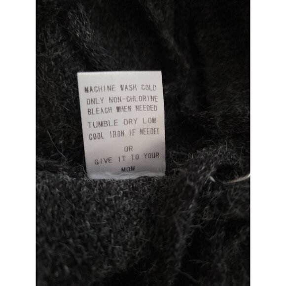 Emory Park Women's Knit Sweater Stretch Wide Leg Jumpsuit Gray Sz S - Picture 7 of 8